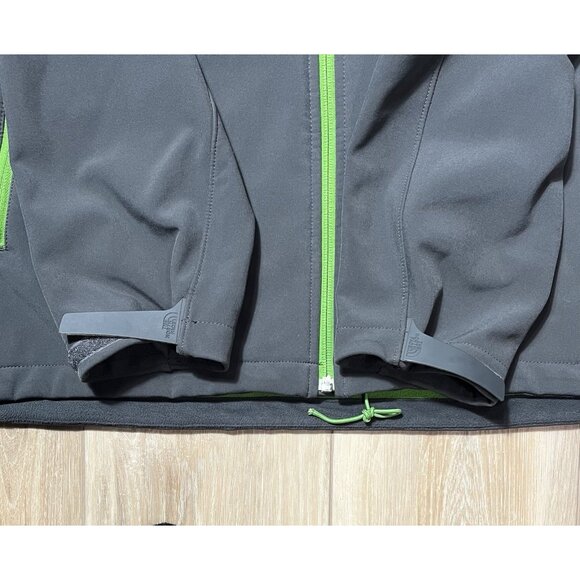 The North Face Soft Shell Hiking Fleece Lined Gray Jacket - Men Size XL - Picture 3 of 16